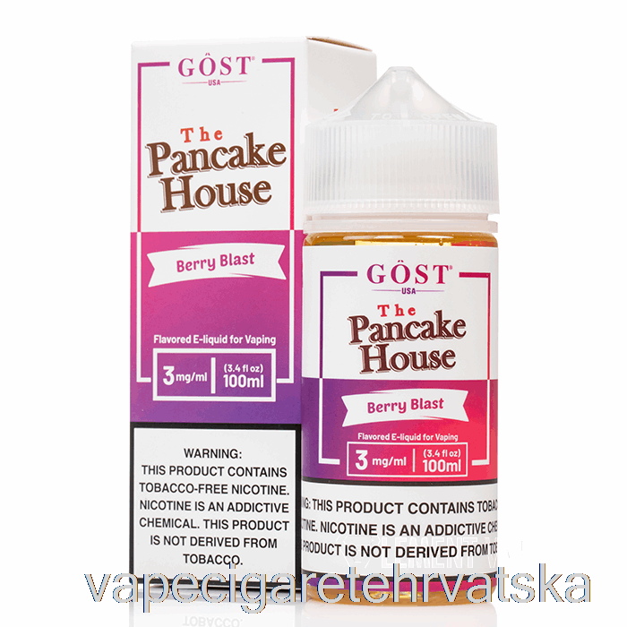 Vape Cigarete Berry Blast - Palačinkarnica - Gost Vapor - 100ml 0mg